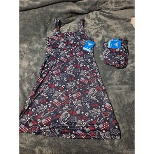 2 Pack Columbia PFG Dress Small Blue American Pride Omni Shade Freezer $90 Msrp